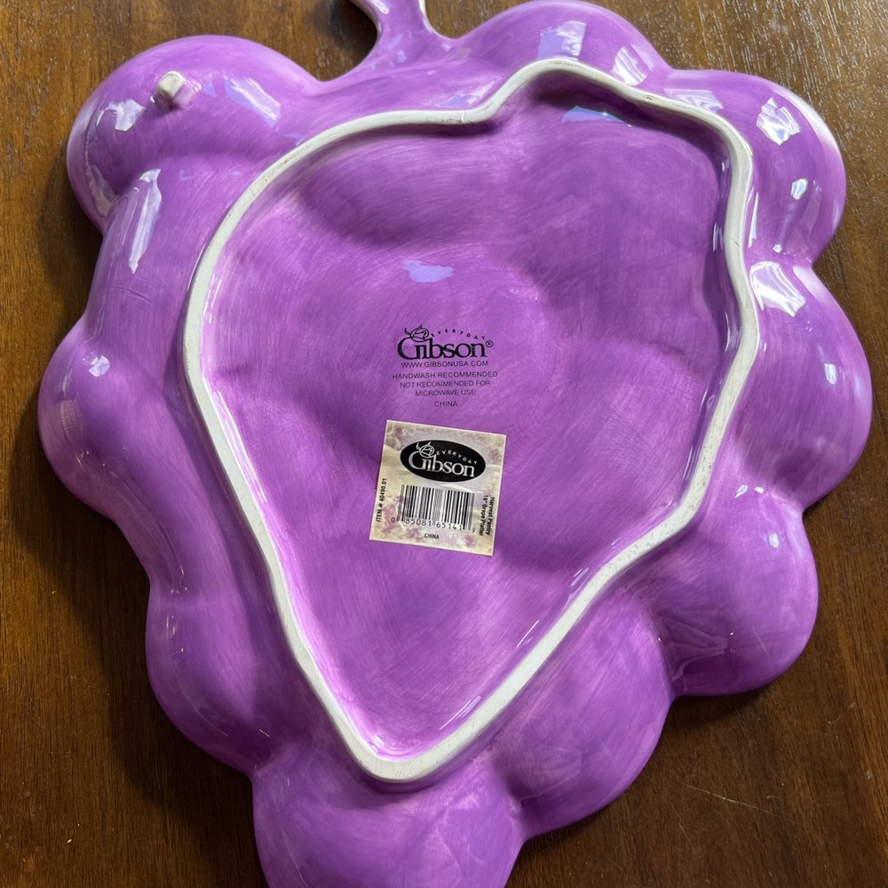 Large Gibson Grape Cluster Platter - Picture 3 of 3